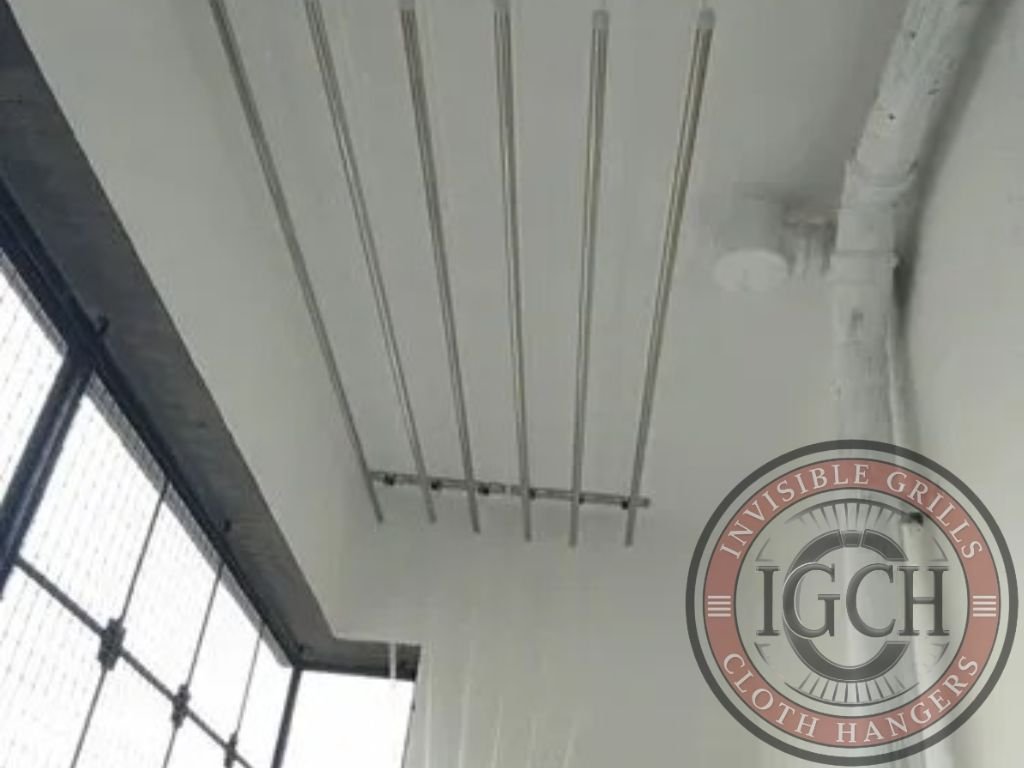 Space-saving stainless steel ceiling cloth hangers in Kurnool for apartments and homes