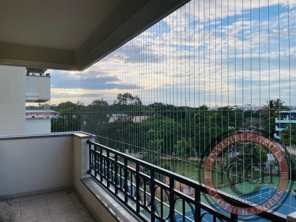 Durable balcony invisible grills designed for modern apartments in Kurnool