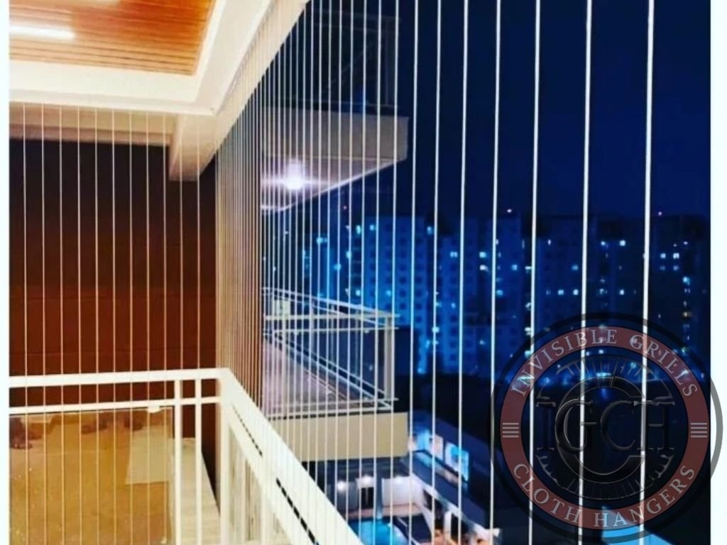 Durable invisible safety grills designed for secure and stylish balconies in Vijayawada