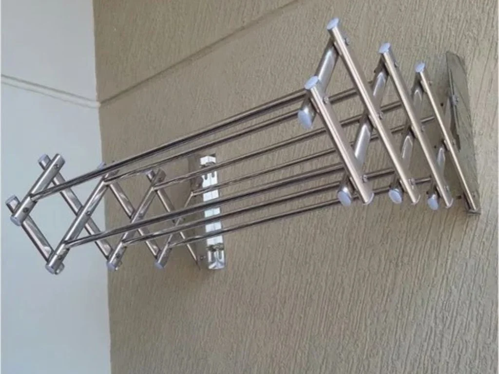 High-quality Wall Mounted Cloth Hangers for convenient and organized clothes drying in Hyderabad, Vizag, Vijayawada, Warangal, Chennai, and nearby locations.
